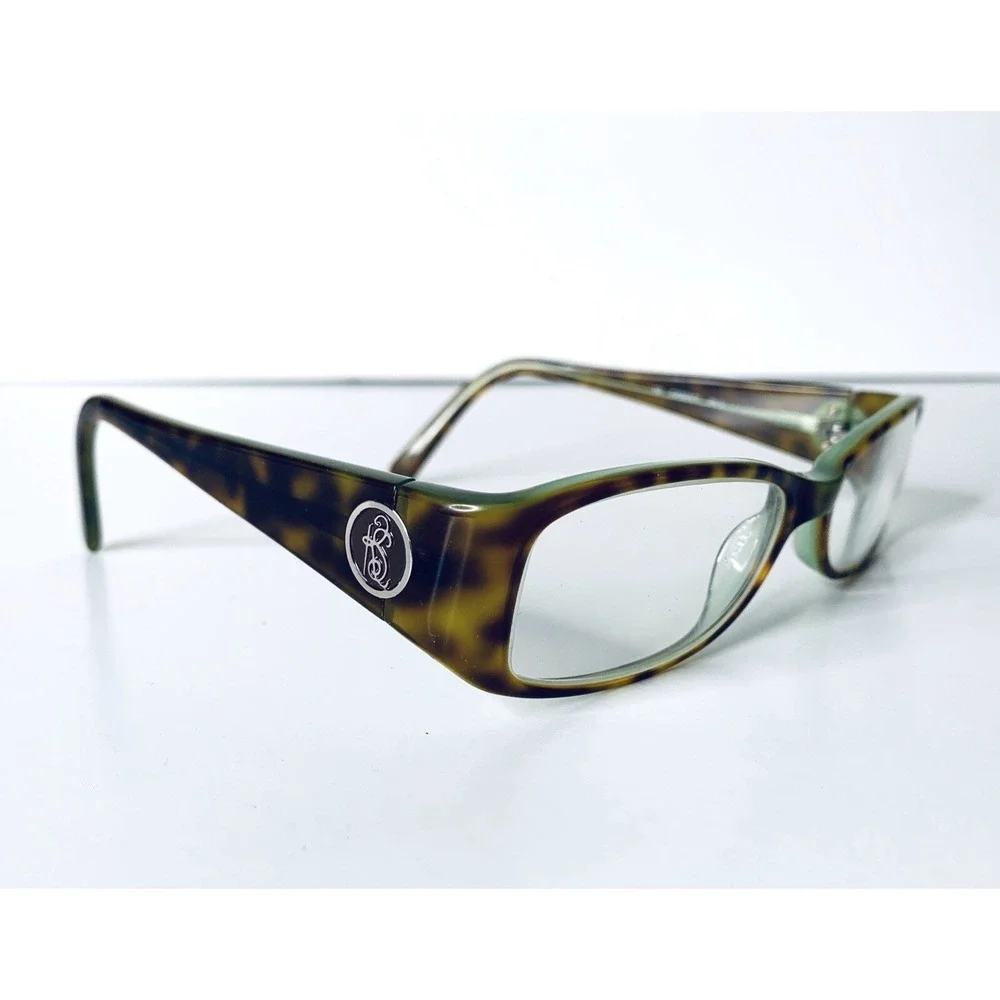 Kate Spade Green Brown Tortoise Glasses Thick Temples Italy 51 16 130 Cadance